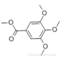 3,4,5-triméthoxy-, ester benzoïque CAS 1916-07-0